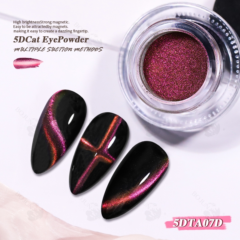 BOJUN 5DTA07D | Peacock Chameleon Cat Eye Pigment Powder